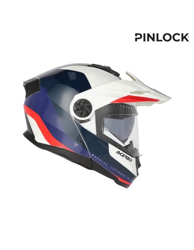 casco modular acerbis rider graphic 0026577 034 blanco azul rojo ece 22 06 p j
