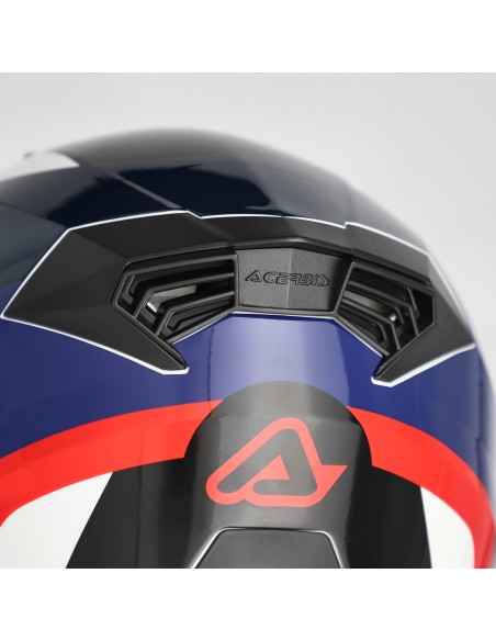casco modular acerbis rider graphic 0026577 034 blanco azul rojo ece 22 06 p j