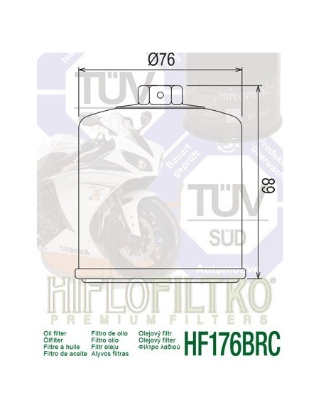 filtro de aceite harley davidson