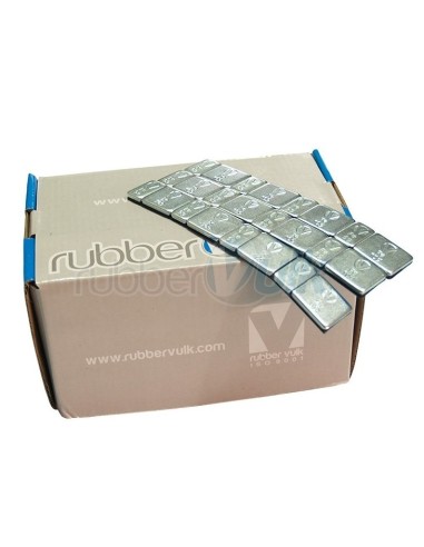 contrapesos adhesivos rubber vulk b00060 fe 5 10 g tira 60 g para equilibrado de llantas