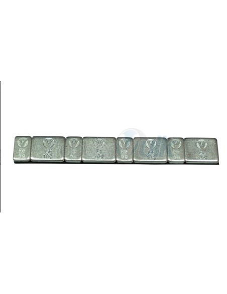 contrapesos adhesivos rubber vulk b00060 fe 5 10 g tira 60 g para equilibrado de llantas