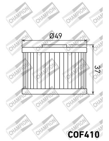 filtro de aceite moto champion cof410 compatible royal enfield himalayan 411 y scram 411