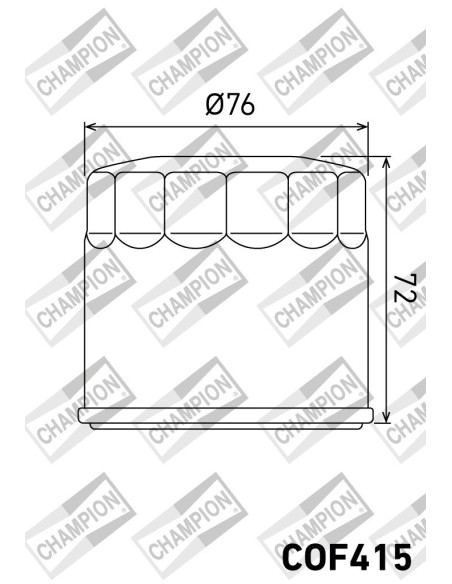 filtro de aceite moto champion cof415 compatible royal enfield 650 twin