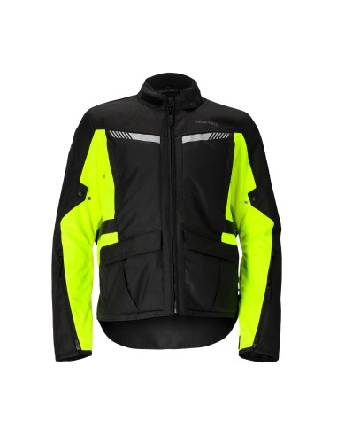 chaqueta x trail acerbis color negro y amarillo talla s ultima unidad