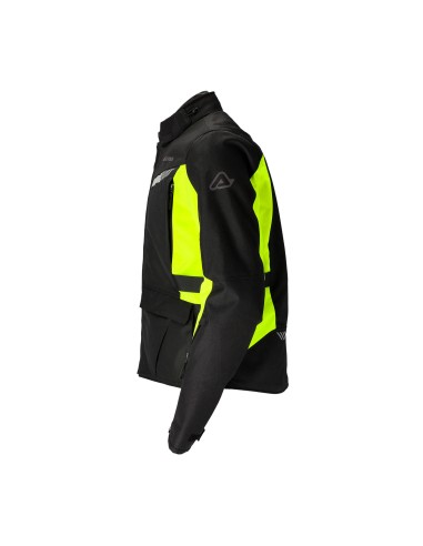 chaqueta x trail acerbis color negro y amarillo talla s ultima unidad