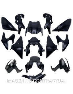 kit plasticos hert honda adv 350 negro mate