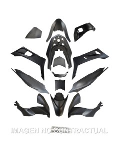 kit plasticos hert honda pcx 125 14 piezas negro