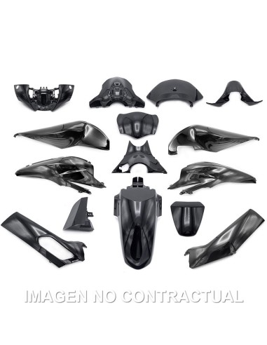 kit plasticos hert honda pcx 125 negro brillo