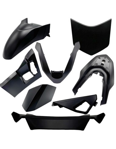 kit plasticos hert honda pcx 125 negro mate