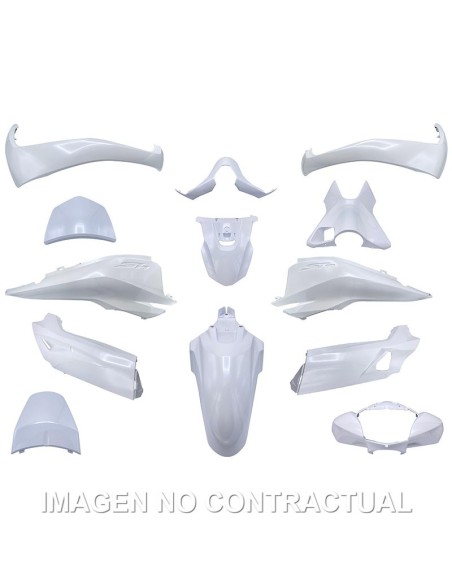 kit plasticos hert honda sh 125 150 blanco