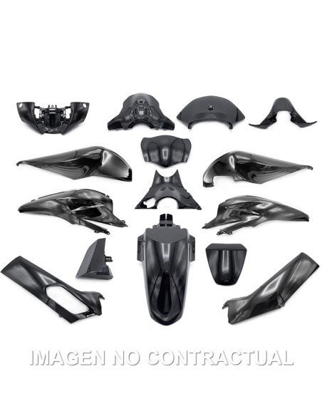 kit plasticos hert honda sh 125 150 blanco brillo