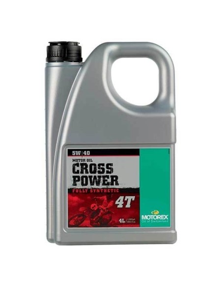 aceite moto motorex cross power 4t 5w40 4l mt069i004t