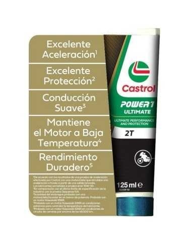 aceite de mezcla moto castrol power 1 2t ultimate 125ml