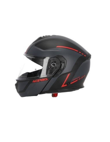 casco modular acerbis tdc gris y negro 0025313 293