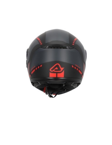 casco modular acerbis tdc gris y negro 0025313 293