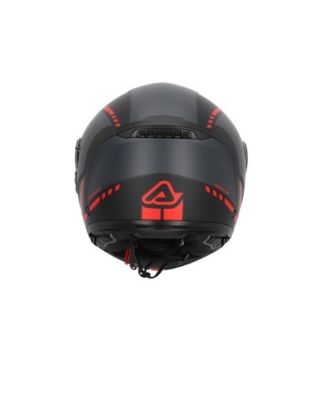 casco modular acerbis tdc gris y negro 0025313 293