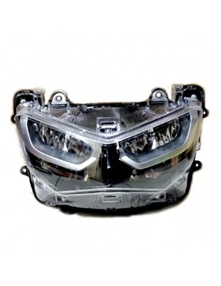 optica delantera led hert 150009 para yamaha n max 125 euro5 2021 2024
