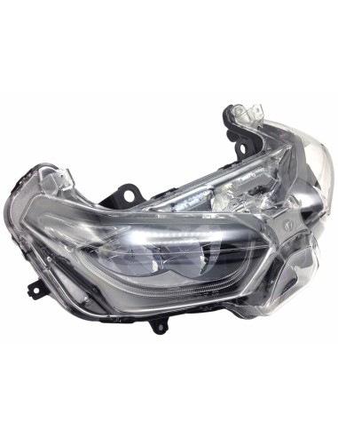 optica delantera led hert 150011 para yamaha x max 125 300 400 2018 2022