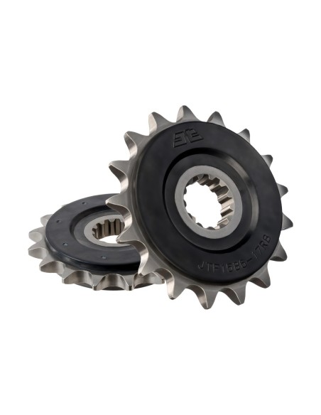 pinon moto jt sprockets acero con goma 17 dientes p 525 jtf1586 17rb