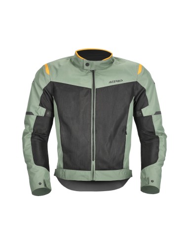 chaqueta acerbis ce ramsey vented 2 0 color verde y amarillo 0026149 374