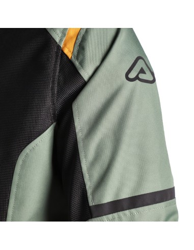 chaqueta acerbis ce ramsey vented 2 0 color verde y amarillo 0026149 374