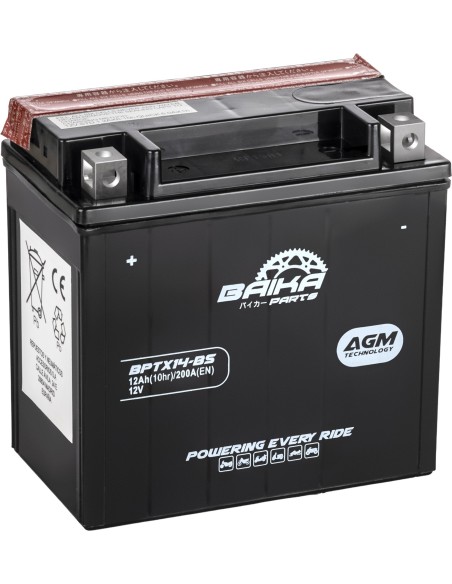 bateria agm baika parts ytx14 bs bptx14bs