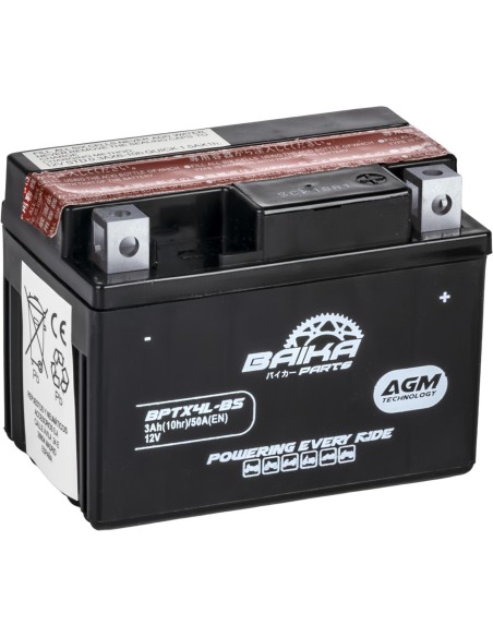 bateria moto agm baika parts ytx4l bs bptx4lbs