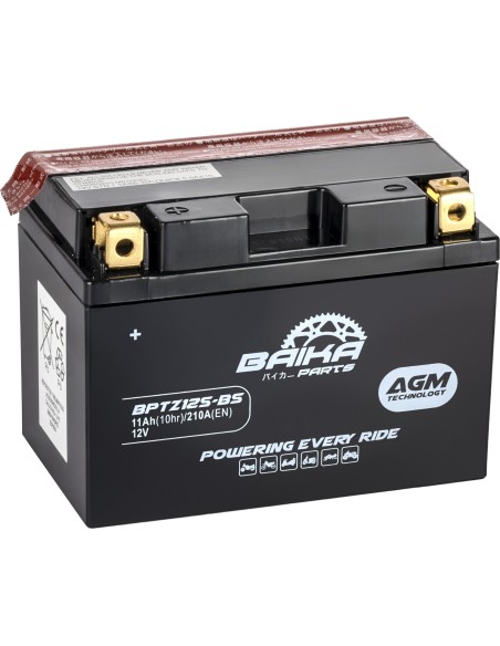 bateria moto agm baika parts ytz12sbs