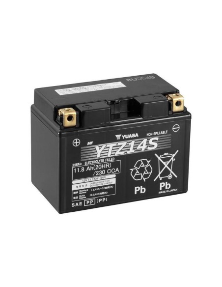 bateria para motocicleta yuasa mf 11 8ah wc ytz14s