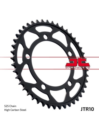 corona moto jt sprockets de acero de 45 dientes p 525 jtr10 45