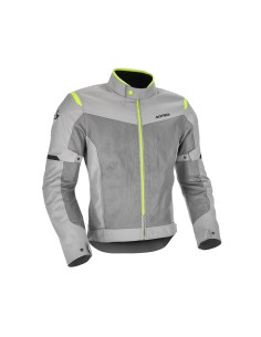 chaqueta acerbis ce ramsey vented 2 0 color gris y amarillo 0026149 290