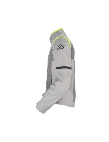 chaqueta acerbis ce ramsey vented 2 0 color gris y amarillo 0026149 290
