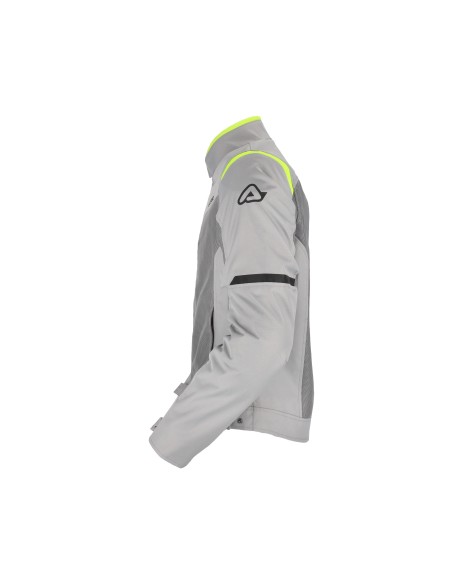 chaqueta acerbis ce ramsey vented 2 0 color gris y amarillo 0026149 290