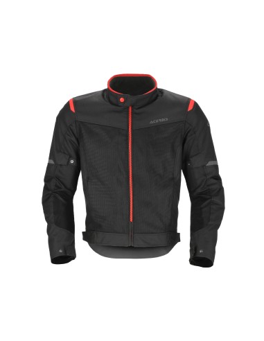 chaqueta acerbis ce ramsey vented 2 0 color rojo y negro 0026149 323