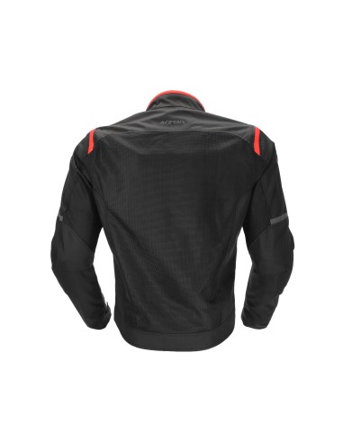 chaqueta acerbis ce ramsey vented 2 0 color rojo y negro 0026149 323