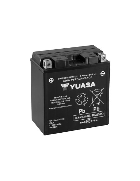 bateria para motocicleta yuasa mf 18 9ah cp ytx20ch bs