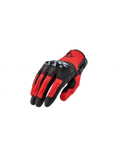guantes acerbis ramsey my vented negro y rojo 0023478 110