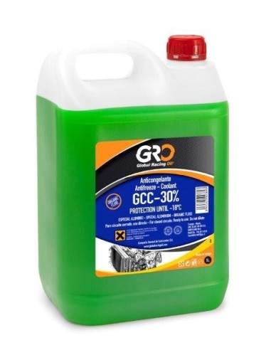 anticongelante de moto gcc 30 long time 5l gro 9012273