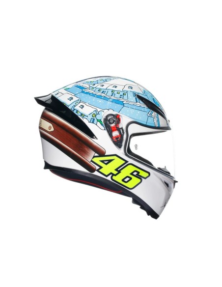 casco de moto agv integral k1 s rossi winter test 2017 talla xs
