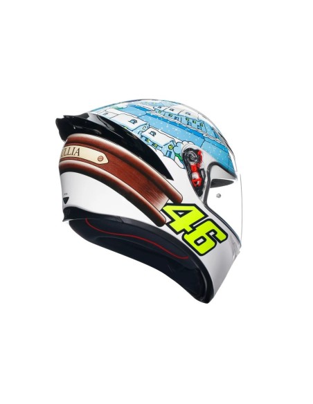 casco de moto agv integral k1 s rossi winter test 2017 talla xs