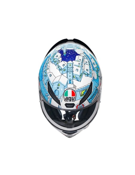 casco de moto agv integral k1 s rossi winter test 2017 talla xs