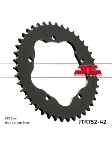 Kit de transmisión Ducati 1000 Multistrada DS 2004-2006 JT Sprockets con cadena Regina HPE 525 106 pasos