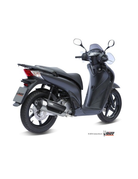 escape completo mivv 1x1 urban st steel honda ps 125 150 2006 12 honda sh 125 150 2002 12