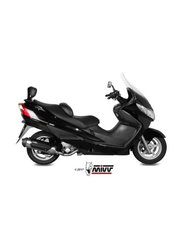 escape completo mivv 1x1 urban st steel suzuki burgman 250 burgman 400 2003 06