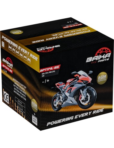 bateria moto sin mantenimiento precargada baika ytx4l bs