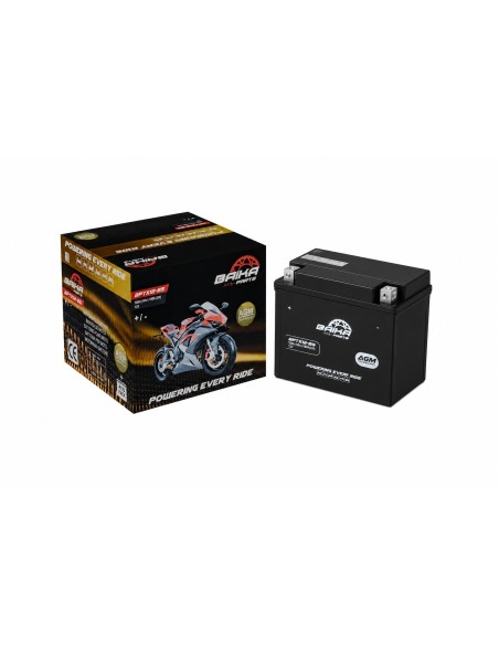 bateria de moto sin mantenimiento precargada baika ytx12 bs