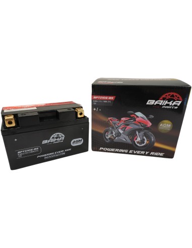 bateria moto agm baika parts ytz10s bs