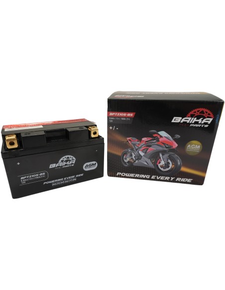 bateria moto agm baika parts ytz10s bs