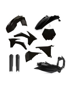 kit de plasticos acerbis 0015701 090 negro para ktm sx 125 150 250 2011 2