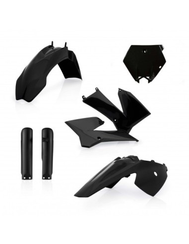 kit de plasticos acerbis 0016374 090 negro para ktm sx 85 2006 2012